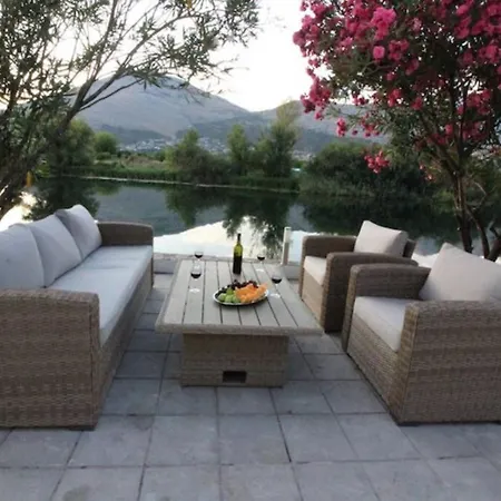 Waterfront Sunset Dream With Pool Villa Trebinje